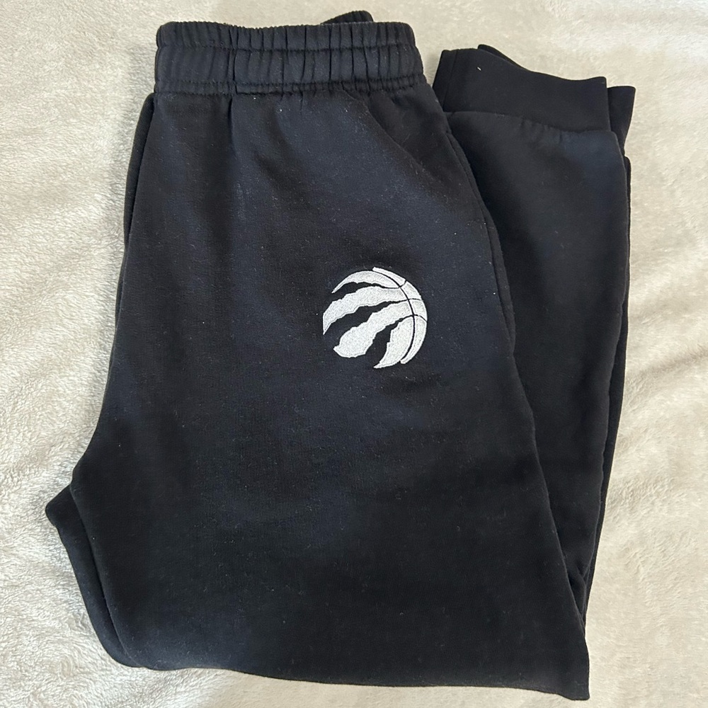 NBA Raptors black youth Sweatpants